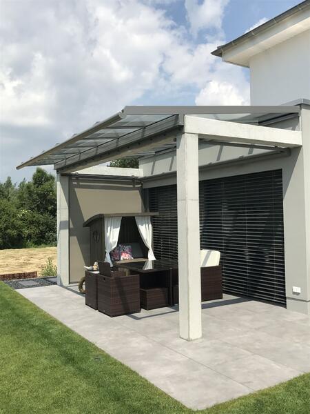 Veranda K auf Betonkranz